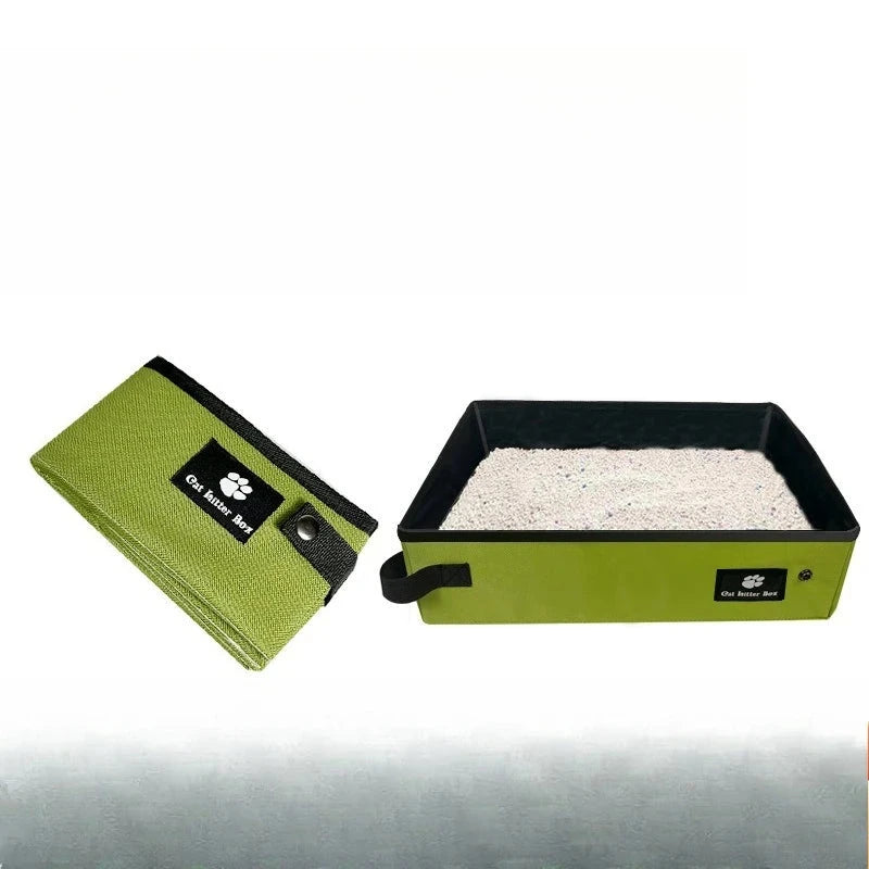 Portable Cat Litter Box – Foldable Outdoor Pet Toilet for Cats & Small Dogs