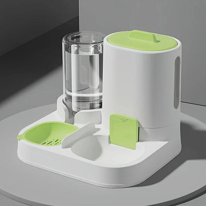 1-Pack Automatic Cat Water Dispenser & Feeder – Large Capacity Spill-Proof