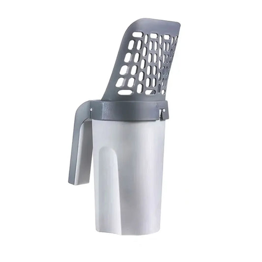 Cat Litter Shovel with Refill Bag – Self Cleaning Cat Litter Scoop