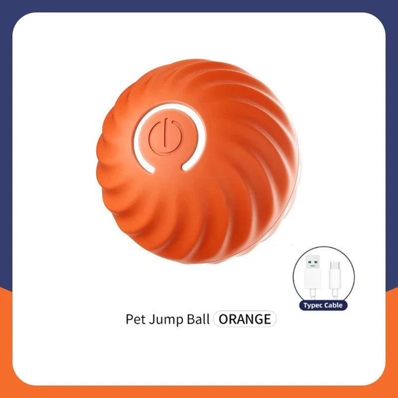 Smart Interactive Dog Toy Ball USB Rechargeable Bouncing Pet Toy