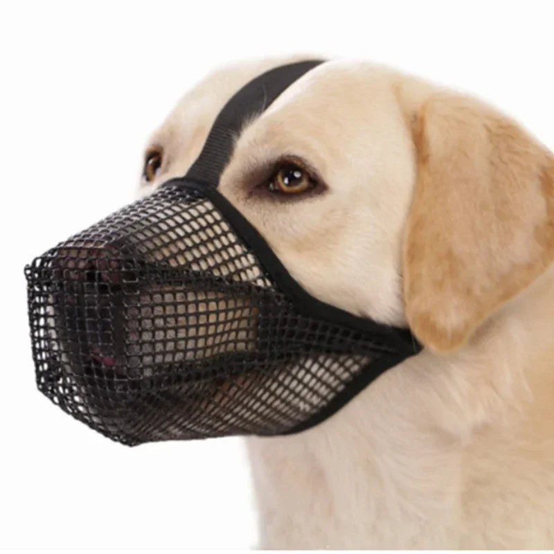 Breathable Dog Muzzle – Anti-Biting, Anti-Licking, Adjustable
