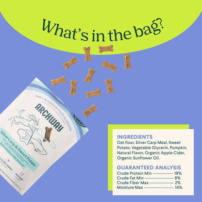 Archway Silver Carp & Sweet Potato Dog Treats | Whisker House - Whisker House