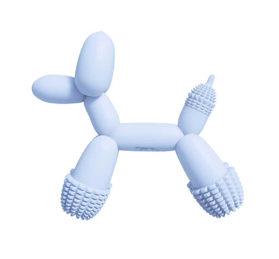 Balloon Dog Toy Blue – Fun Chew Toy for Small Dogs | Whisker House - Whisker House