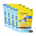 Chippin dog food packages on a gray background