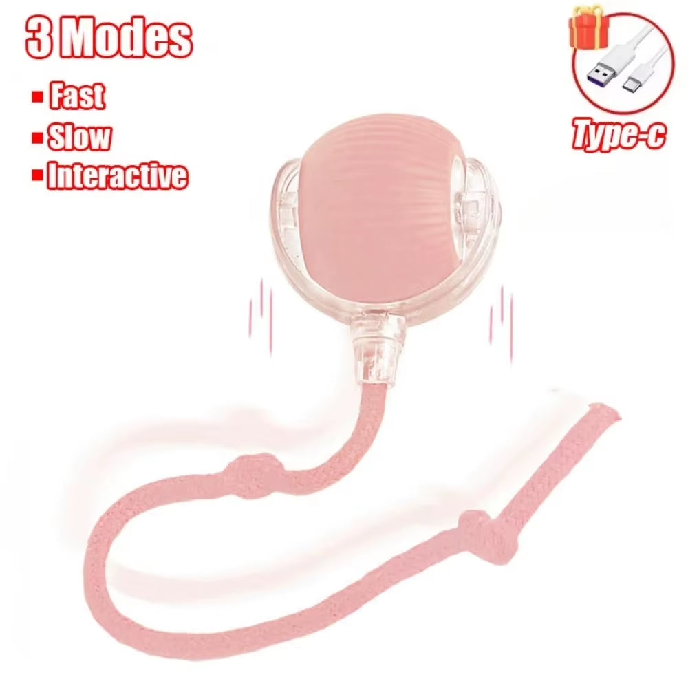 Smart Cat Interactive Ball Toy – Rechargeable Rolling Training Toy