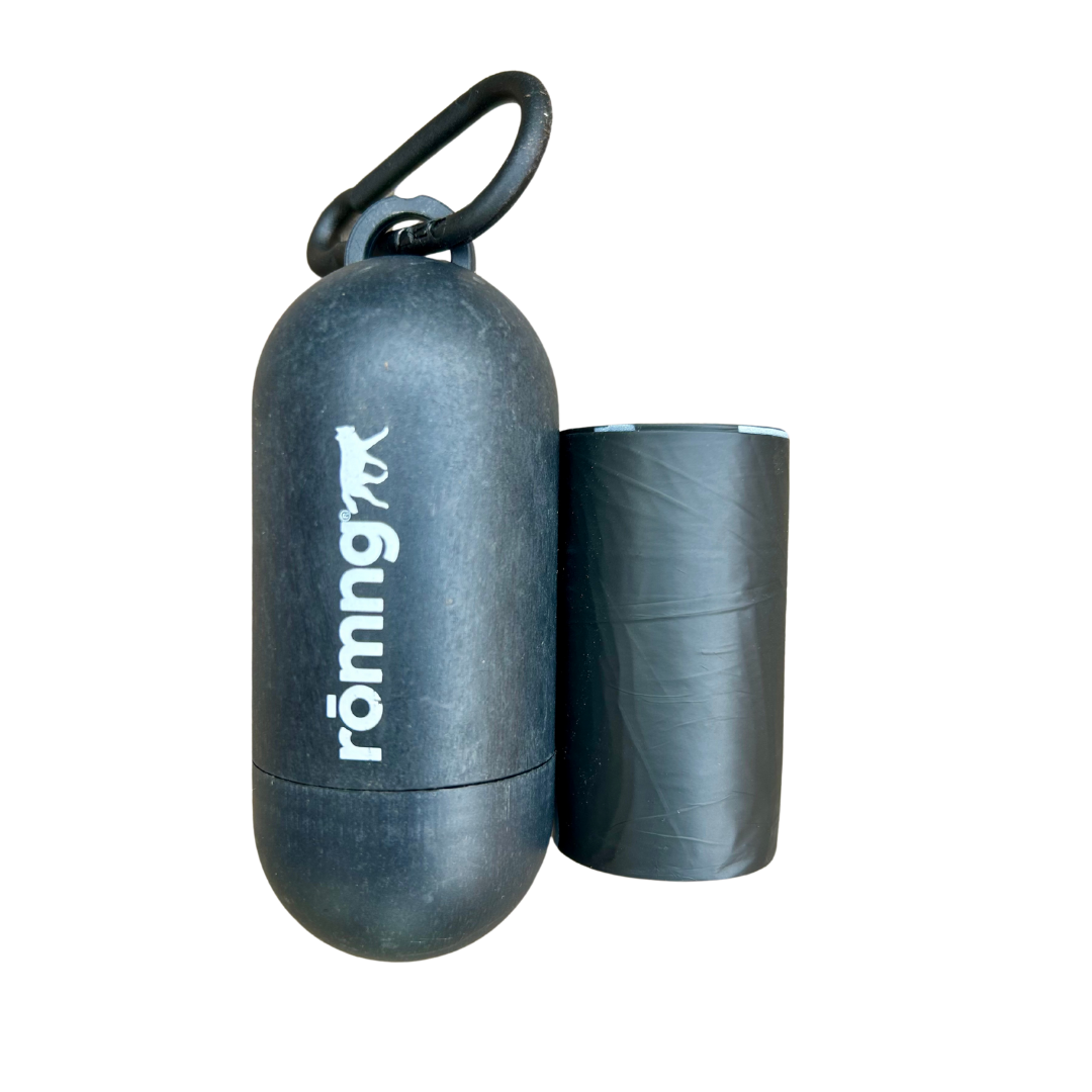 rōmng Bamboo Poop Bag Dispenser - Eco-Friendly & Compostable - Whisker House