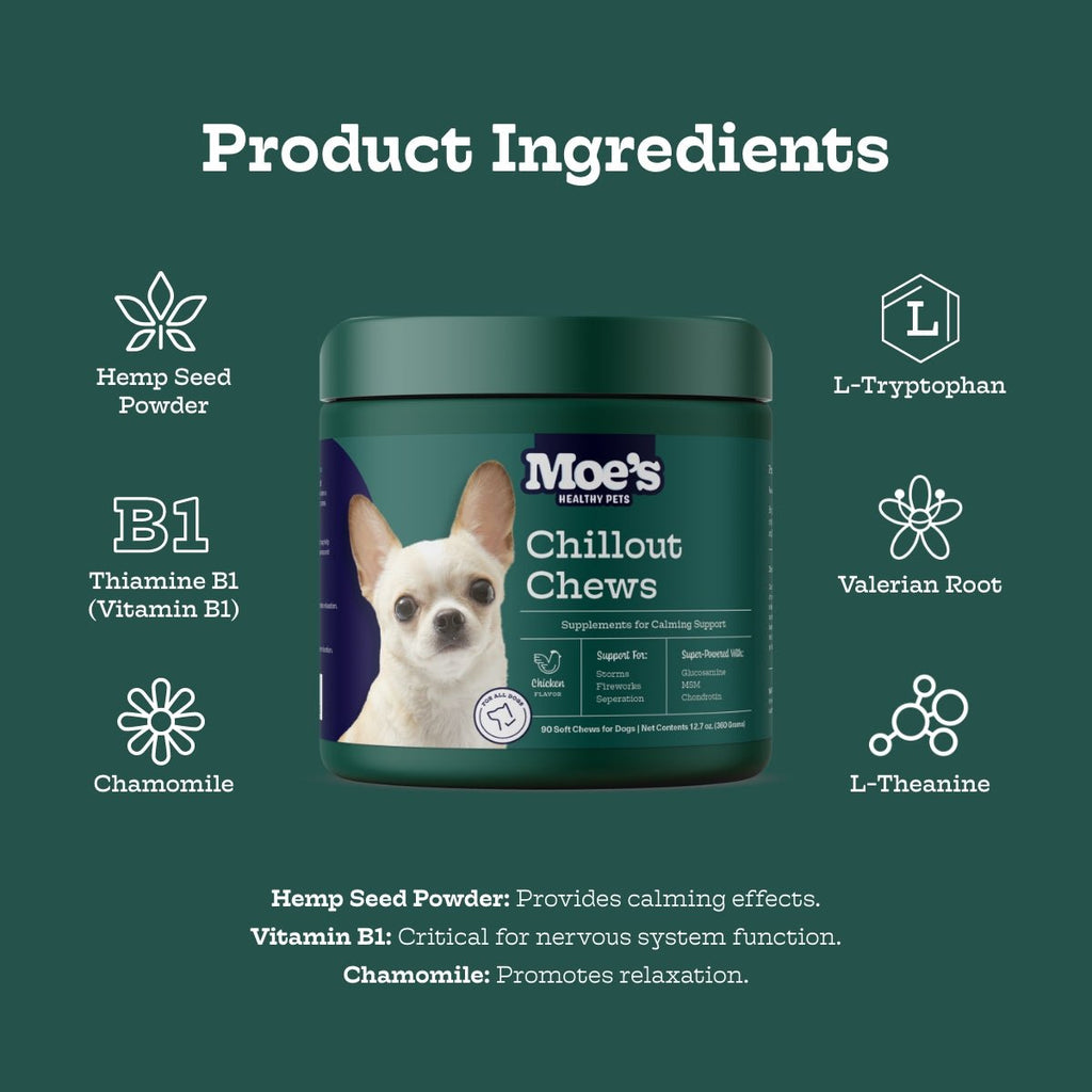 Chillout Chews (60 chews per product) - Whisker House