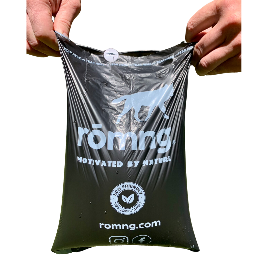 rōmng Compostable Dog Poop Bags - Plant-Based & Thick - Whisker House