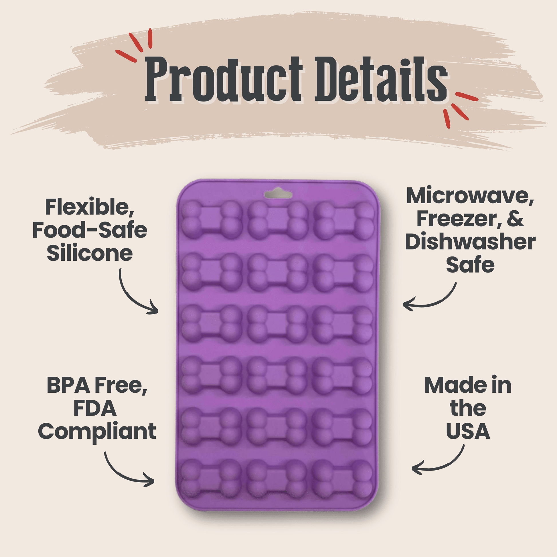 SodaPup Silicone Dog Treat Molds – pet treat molds