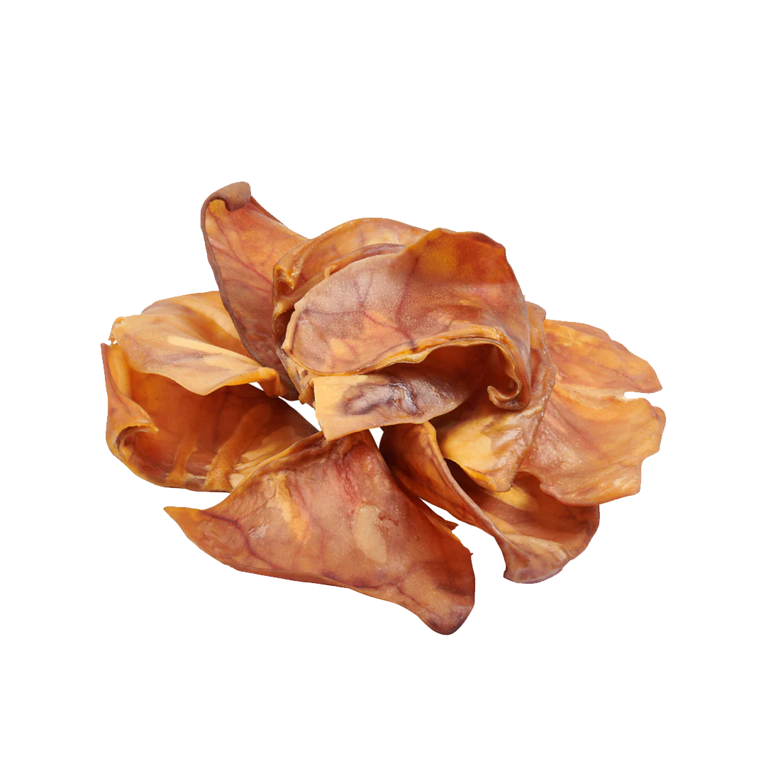 Pluto Pork Ear Chews, oven-baked natural pig ear