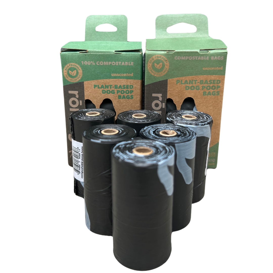 rōmng Compostable Dog Poop Bags - Plant-Based & Thick - Whisker House