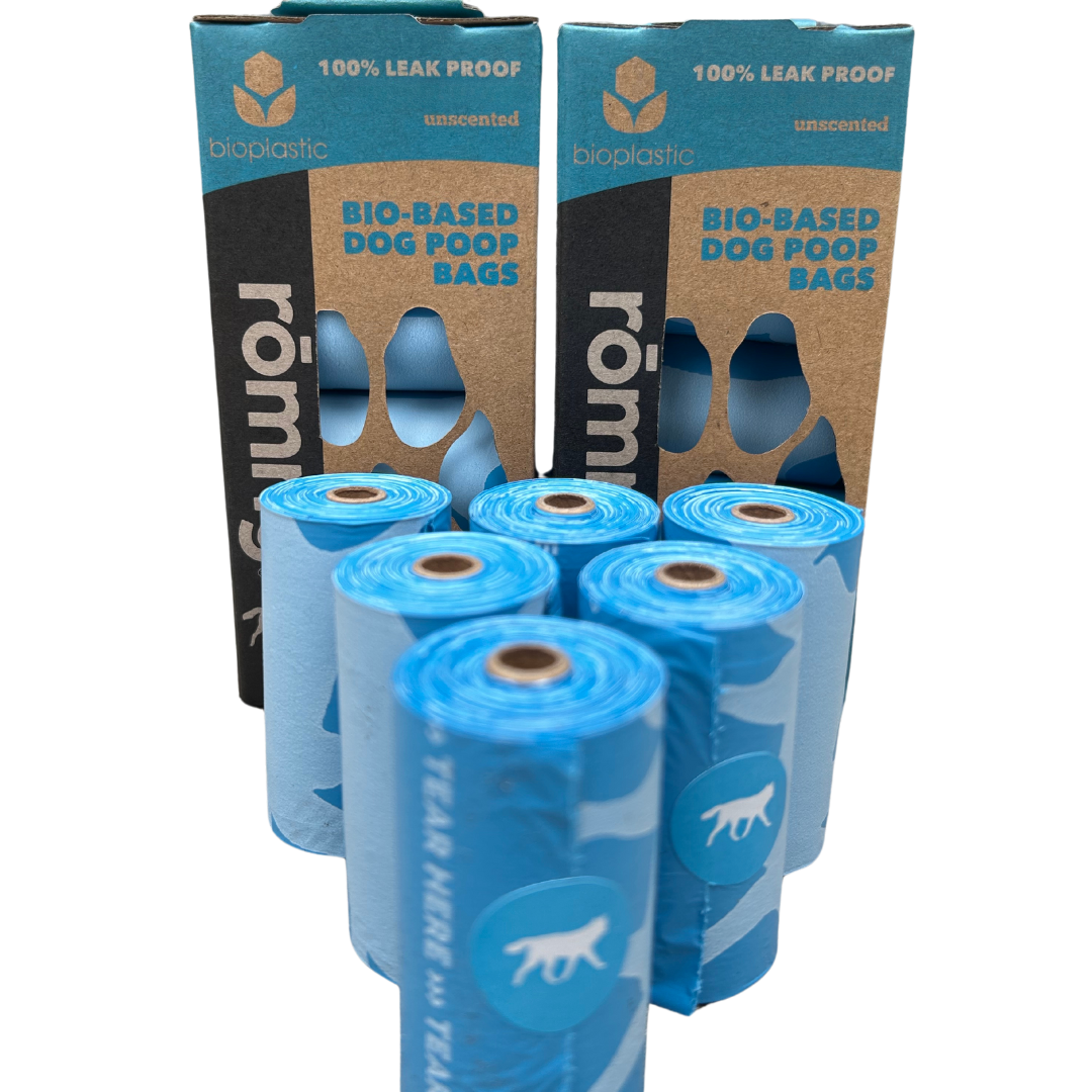rōmng Bio-Based Dog Poop Bags - Eco-Friendly Choice