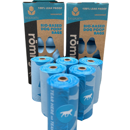 rōmng Bio-Based Dog Poop Bags - Eco-Friendly Choice