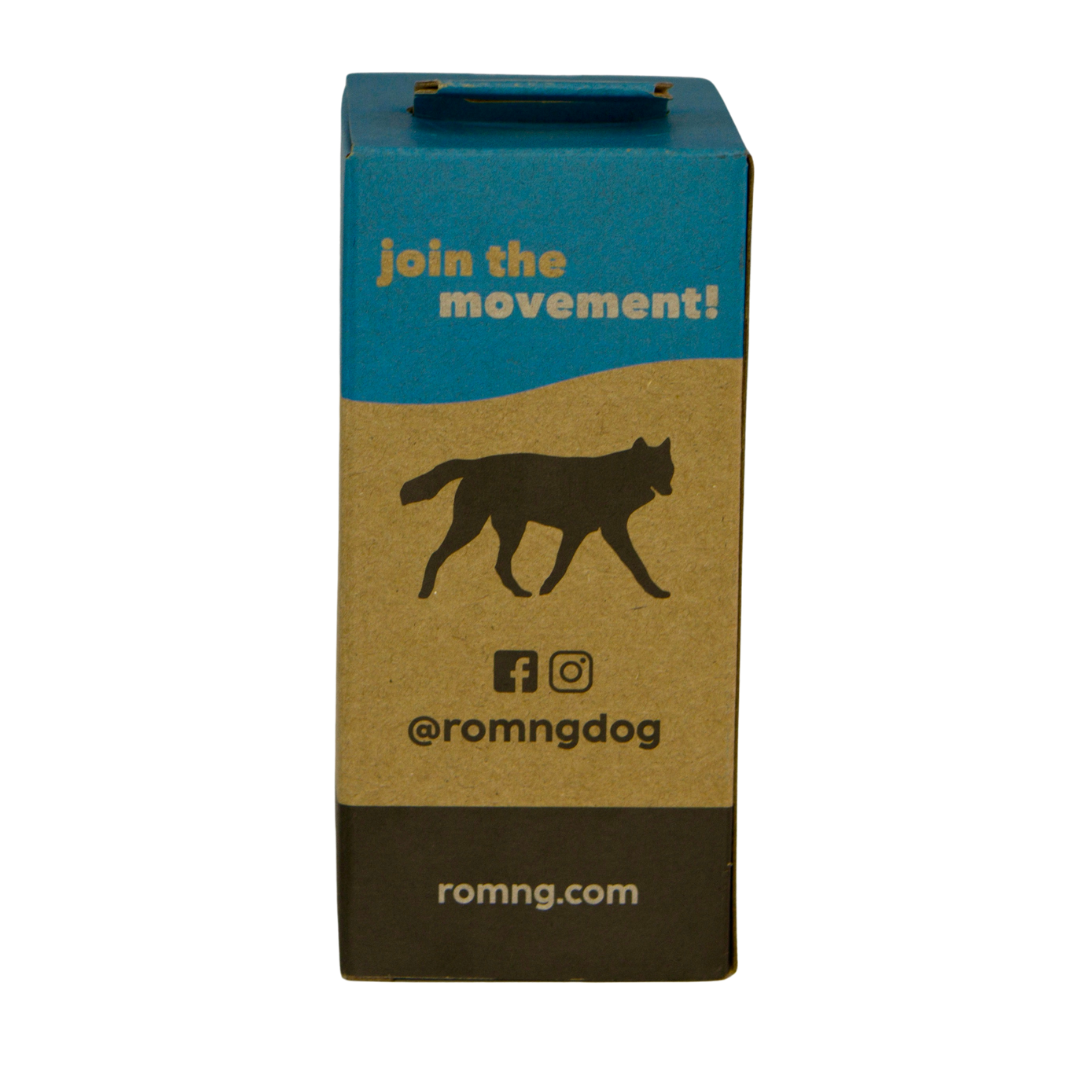 Bio-Based Dog Poop Bags + Bamboo Dispenser rōmng
