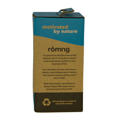 Bio-Based Dog Poop Bags + Bamboo Dispenser rōmng