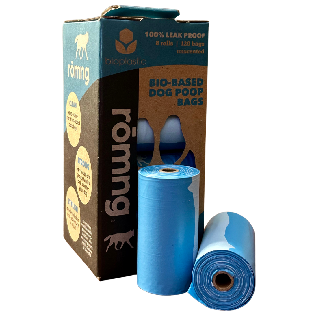 rōmng Bio-Based Dog Poop Bags - Eco-Friendly Choice
