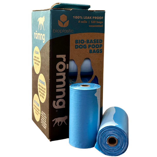 rōmng Bio-Based Dog Poop Bags - Eco-Friendly Choice