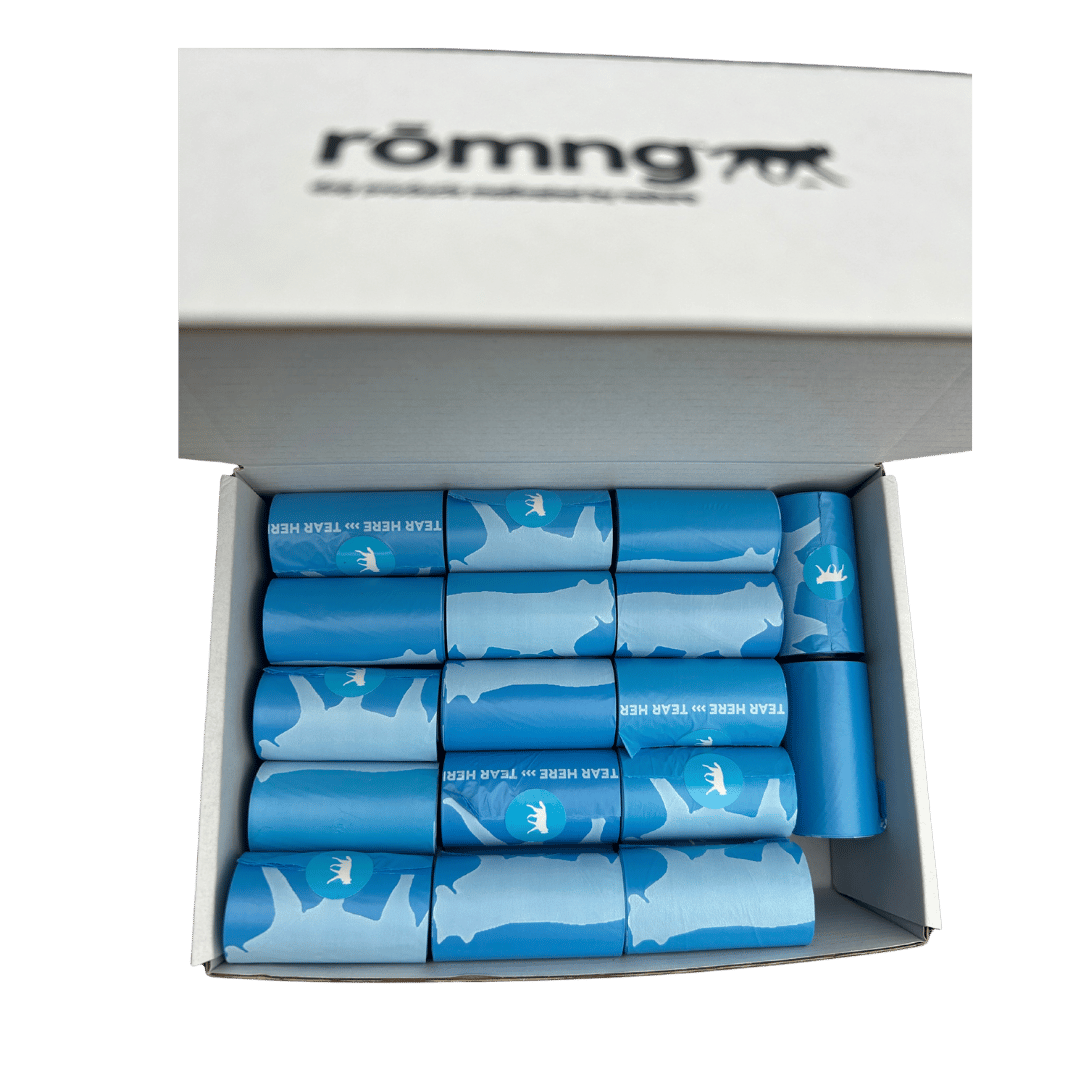 rōmng Bio-Based Dog Poop Bags - Eco-Friendly Choice
