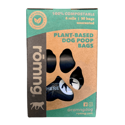 rōmng Compostable Bags + Bamboo Dispenser Bundle