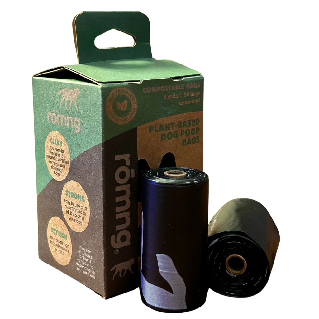rōmng Compostable Dog Poop Bags - Plant-Based & Thick - Whisker House