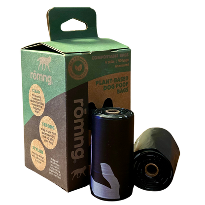rōmng Compostable Dog Poop Bags - Plant-Based & Thick - Whisker House