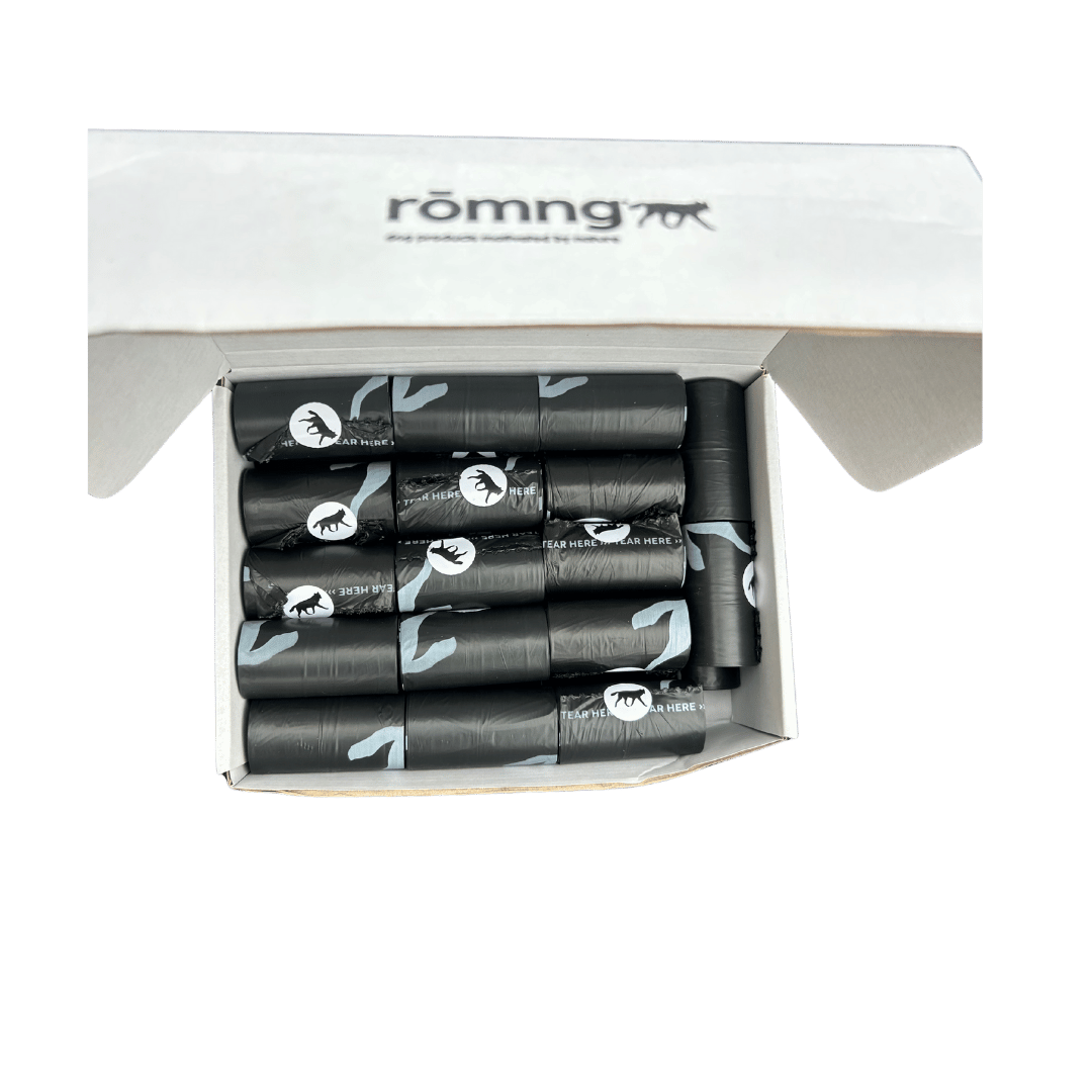 rōmng Compostable Dog Poop Bags - Plant-Based & Thick - Whisker House