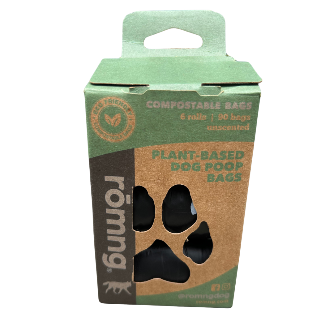 rōmng Compostable Dog Poop Bags - Plant-Based & Thick - Whisker House