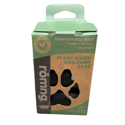 rōmng Compostable Dog Poop Bags - Plant-Based & Thick - Whisker House