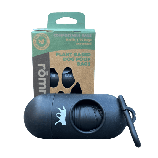 rōmng Compostable Bags + Bamboo Dispenser Bundle