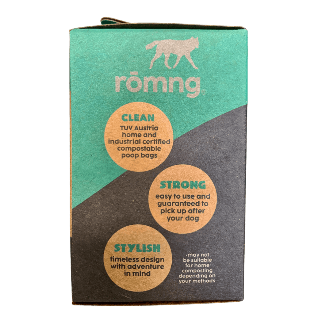 rōmng Compostable Bags + Bamboo Dispenser Bundle