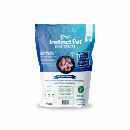 Wild Instinct Pet Freeze-Dried Turkey Liver Dog Treats – Pure Single Ingredient Novel Protein